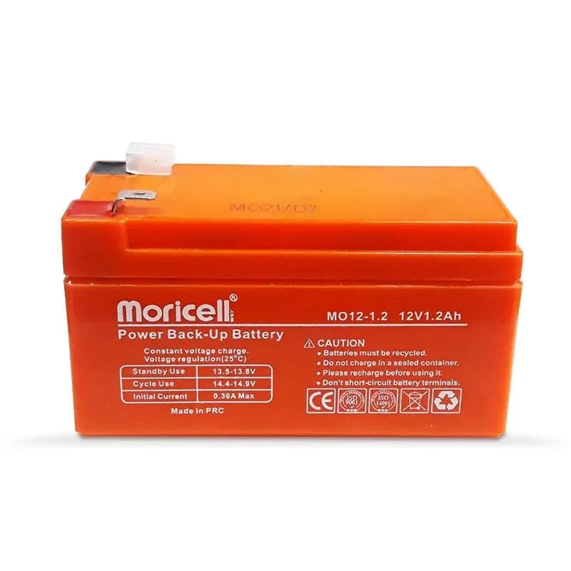 باتری 12 ولت 1.3 امپر MORICELL