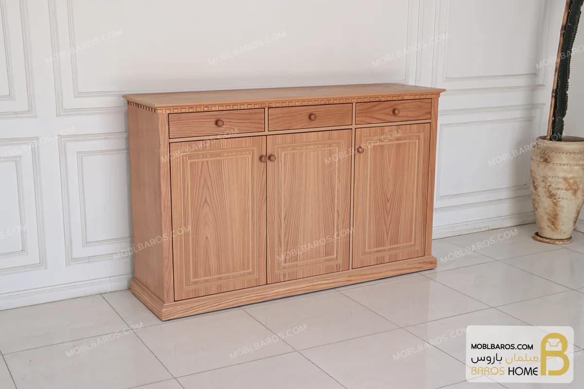 کنسول چوبی و مدرن مدل اسکای کد ۲