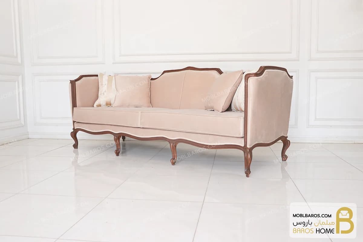 مبل ۸ نفره ترکیبی نئوکلاسیک چستر و روتی — تصویر ۷
