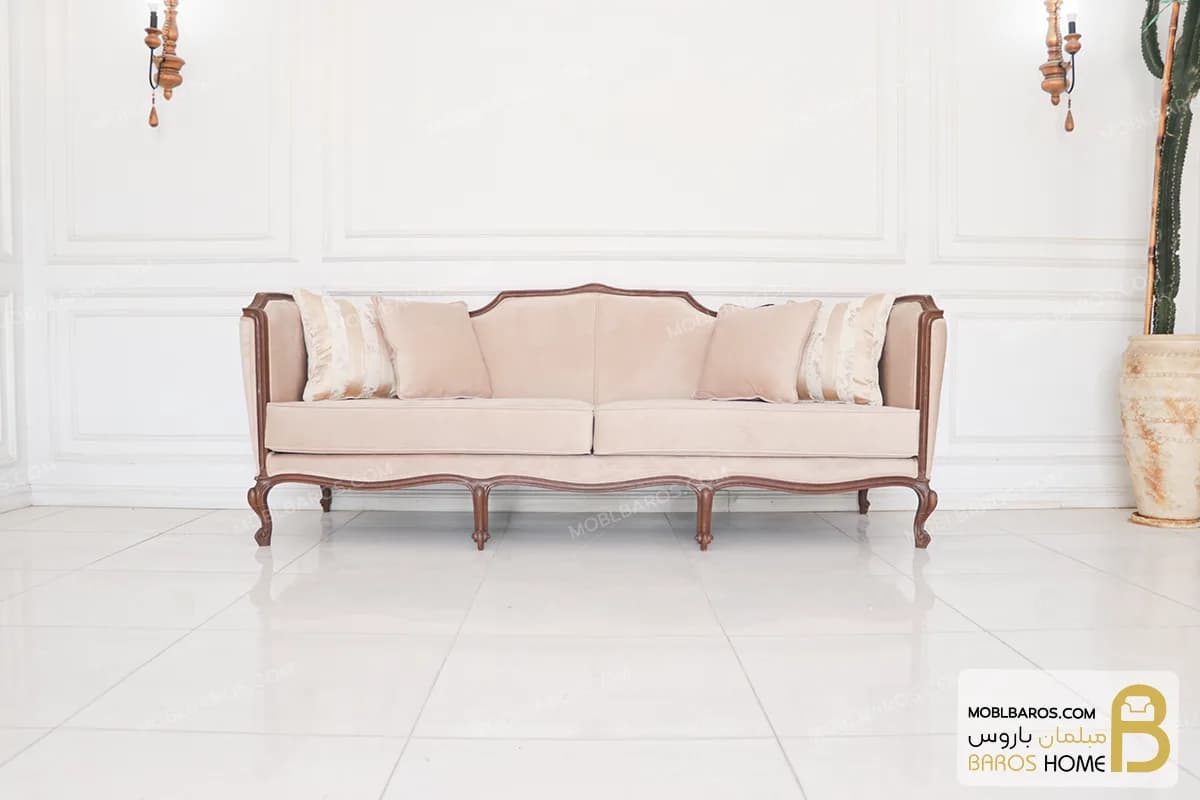 مبل ۸ نفره ترکیبی نئوکلاسیک چستر و روتی — تصویر ۶