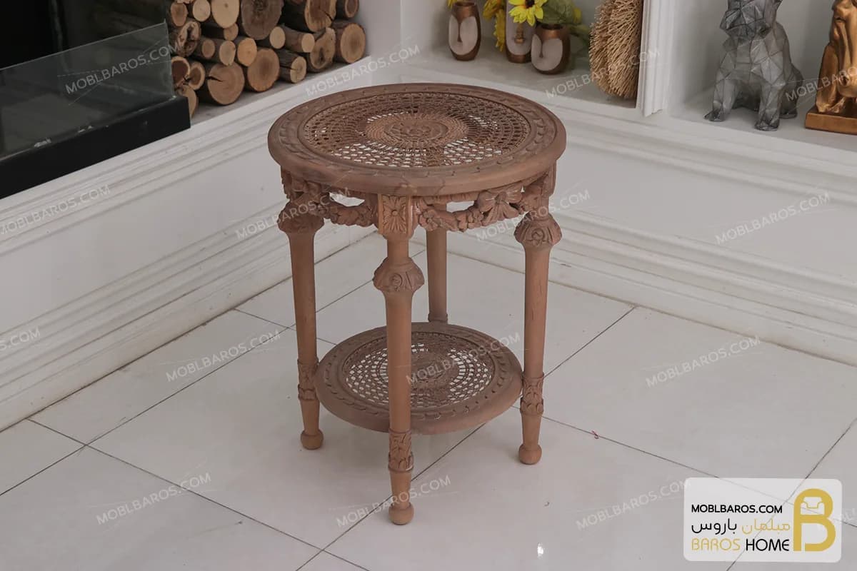 میز عسلی و کنار مبلی جدید منبتی مایرا