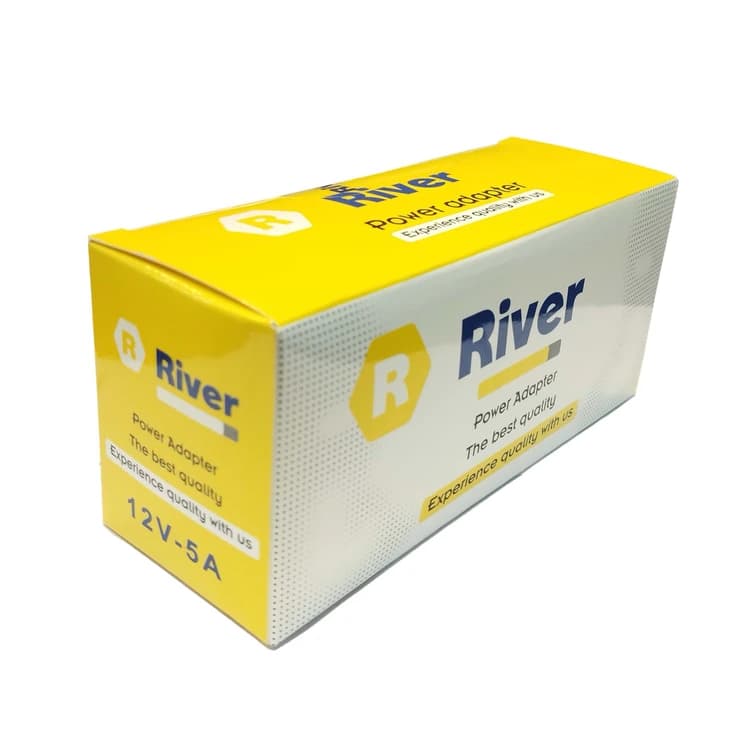 آداپتور 12 ولت 5 آمپر رومیزی برند RIVER — تصویر ۲