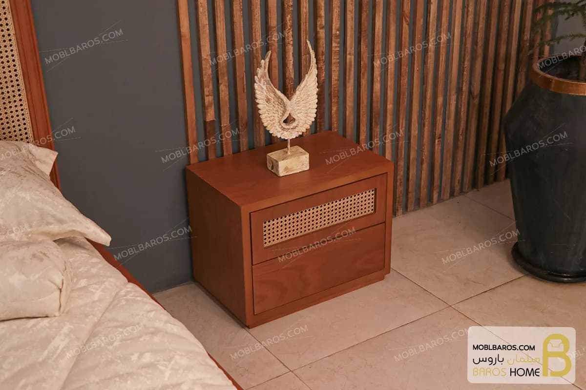 سرویس خواب دو نفره حصیری جانا — تصویر ۵