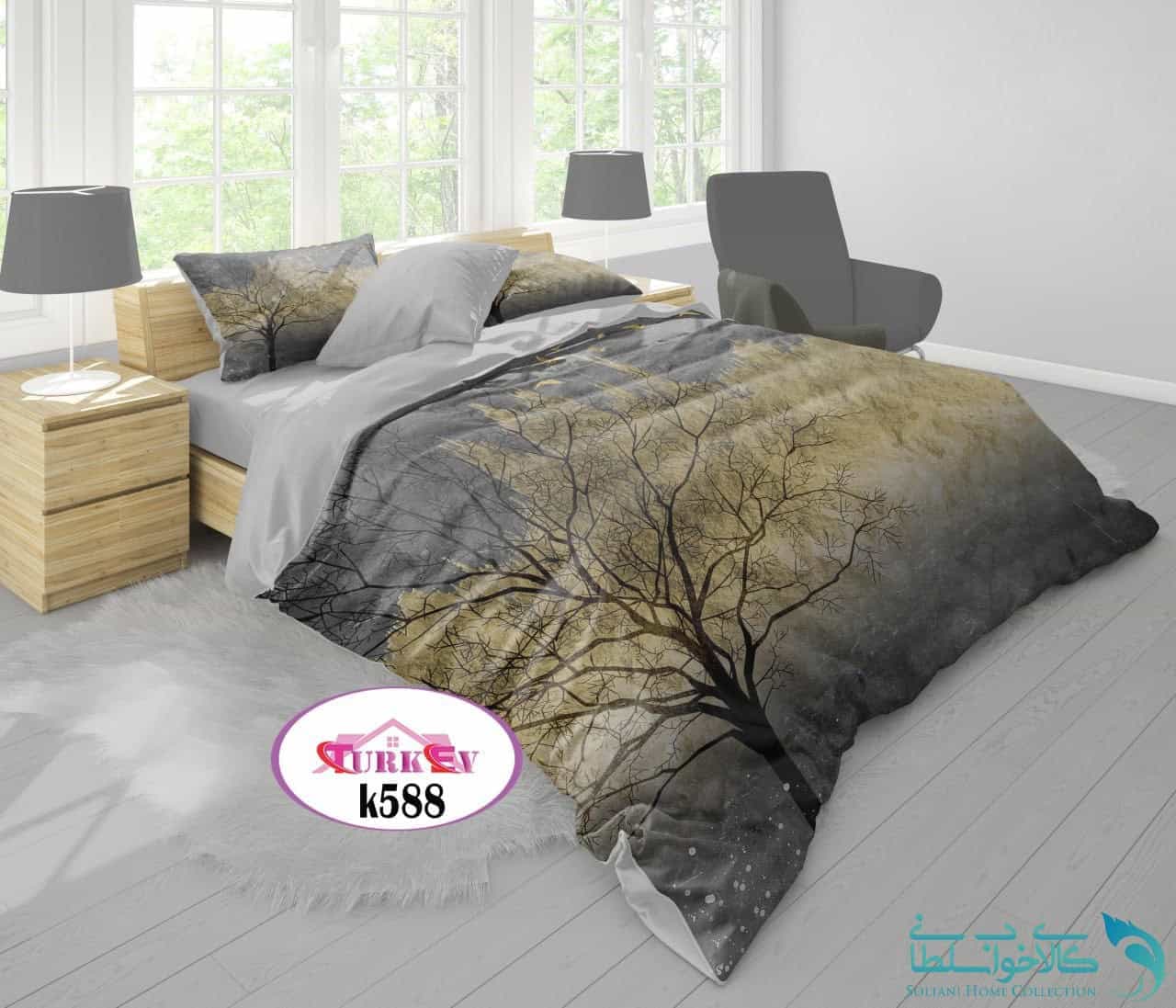 روتختی طرح گیلدا دونفره برند Turkev کد K588
