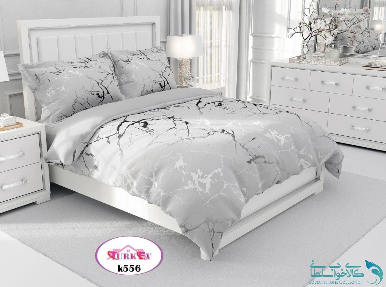 روتختی طرح سنگ طوسی دونفره برند Turkev کد K556