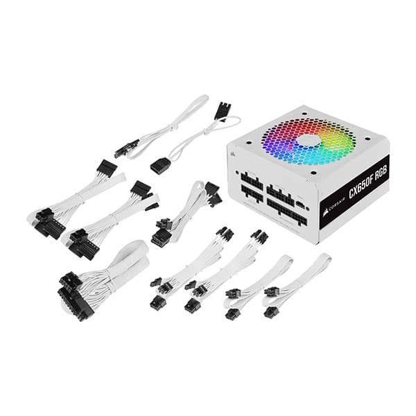 پاور کورسیر CX650F RGB White — تصویر ۵