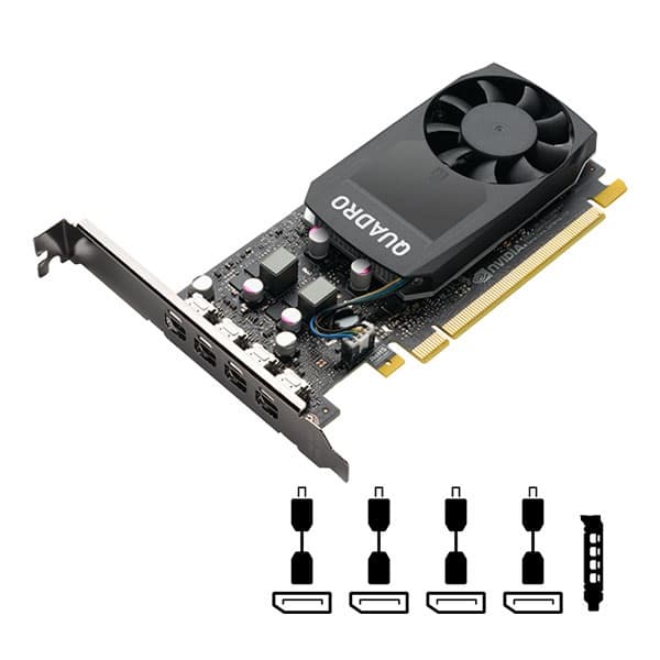 کارت گرافیک پی ان وای QUADRO P1000 4GB GDDR5 — تصویر ۵