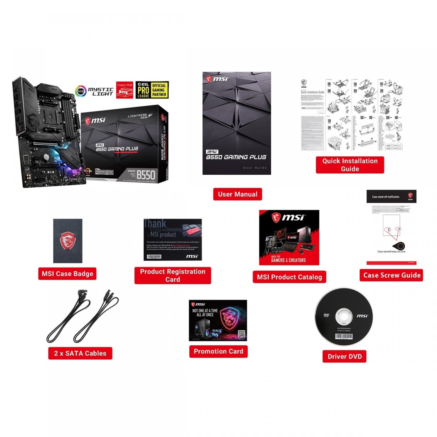 مادربرد ام اس آی MPG B550 GAMING PLUS — تصویر ۶