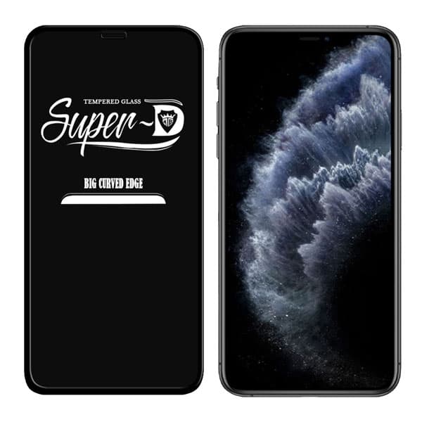 گلس گوشی آیفون iPhone XS Max مدل Super D