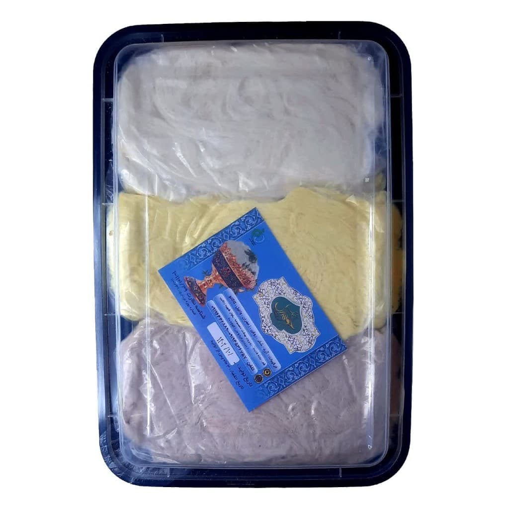 پشمک سه طعم نیشکر سفید (600 گرم) — تصویر ۳