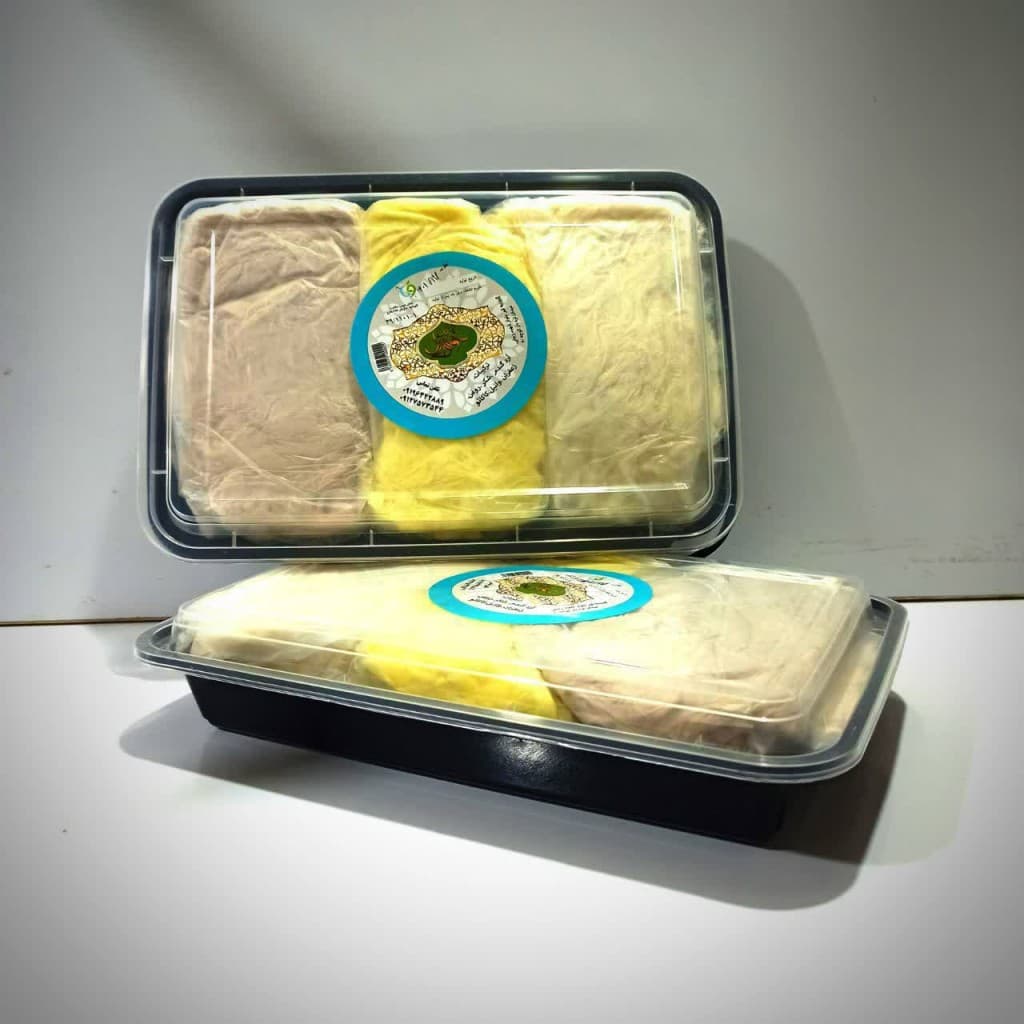پشمک سه طعم نیشکر سفید (600 گرم)