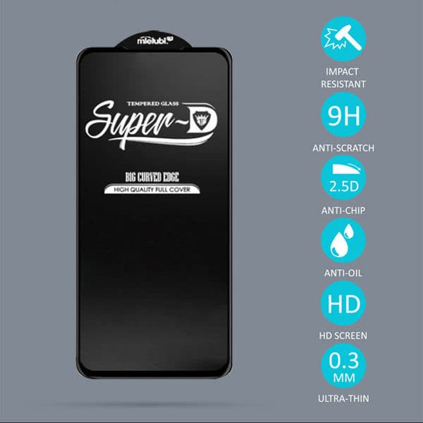 گلس گوشی سامسونگ Galaxy A10 مدل Super D — تصویر ۲