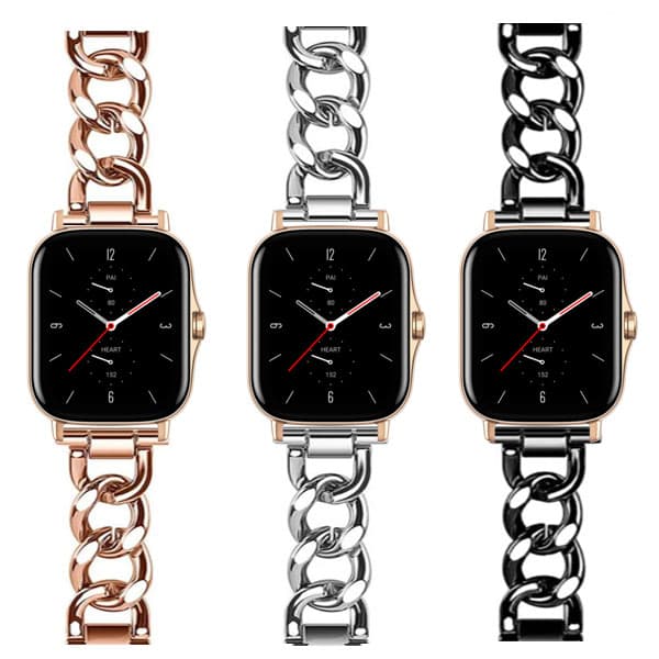 بند ساعت شیائومی Amazfit GTS 2 استیل زنجیری