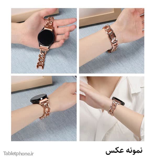 بند ساعت شیائومی Amazfit GTS 2 استیل زنجیری — تصویر ۶