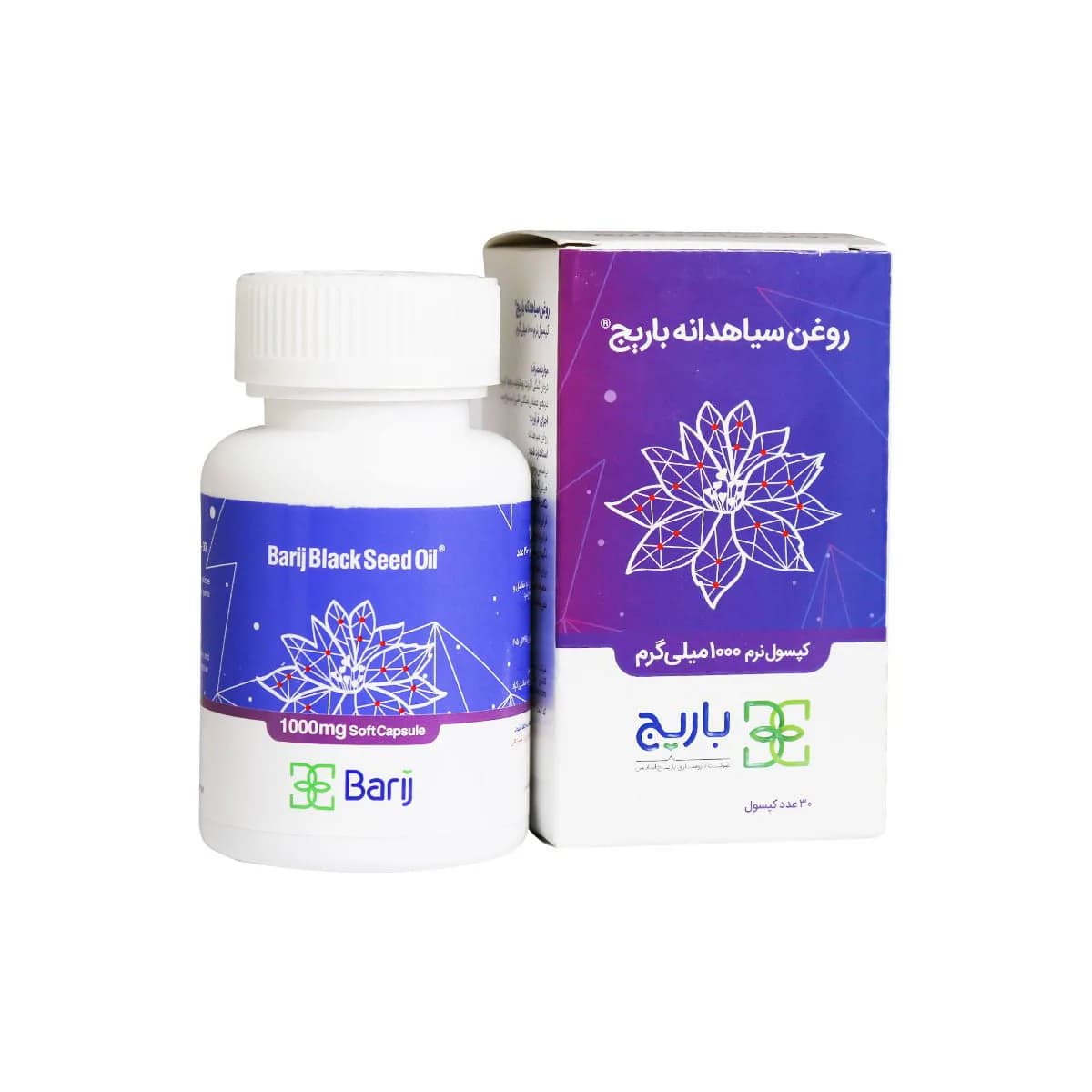 کپسول نرم روغن سیاهدانه باریج اسانس-Barij Essence