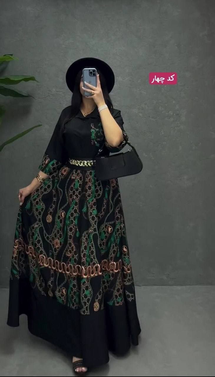 ست زنانه شومیز و دامن ela سایز 1 و 2 جنس بوگاتی MR6886 — تصویر ۳