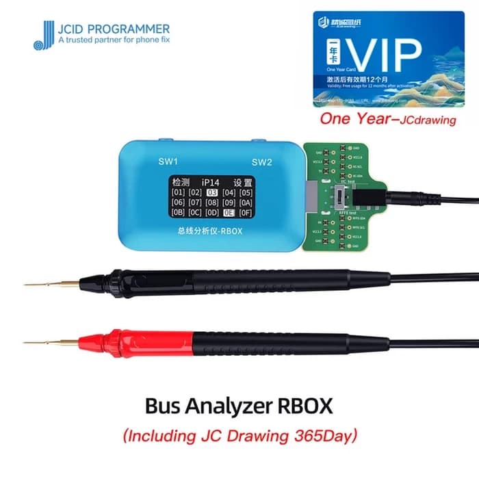 پروگرامر آنالیزور JCID RBOX BUS — تصویر ۲
