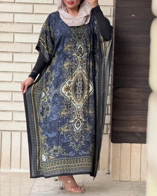 پیراهن پانچ زنانه سایز (۴۰تا ۵۰) رنگ طوسی 401170 A