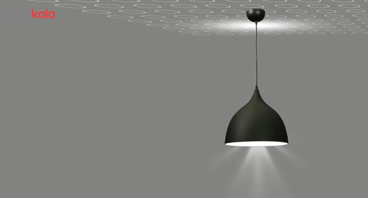 چراغ آویز رایکا مدل شیپوری کد ROS887 — تصویر ۴