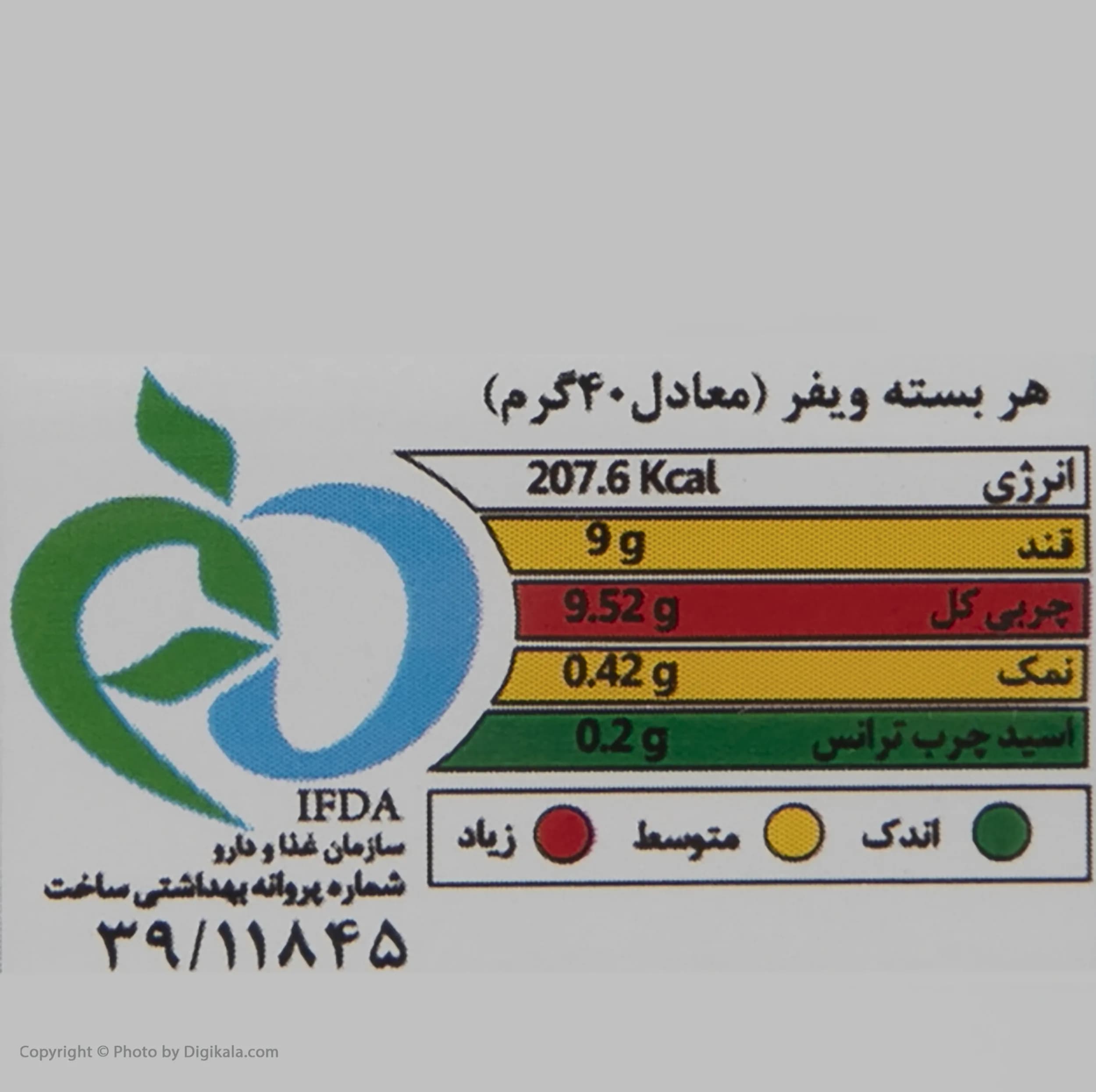 ویفر لینا با طعم نارگیل – 40 گرم — تصویر ۴