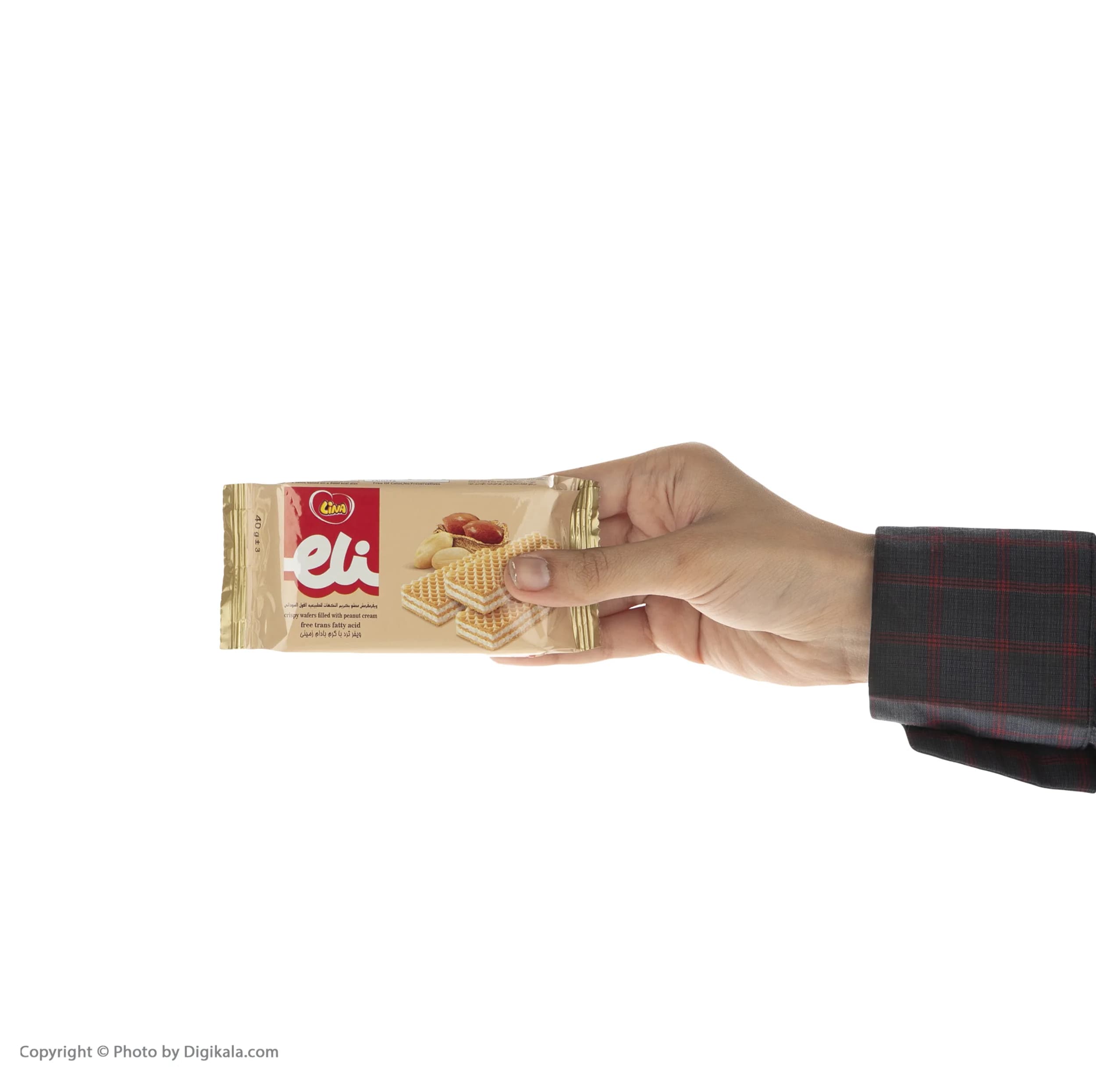 ویفر بادام زمینی لینا – 40 گرم — تصویر ۵