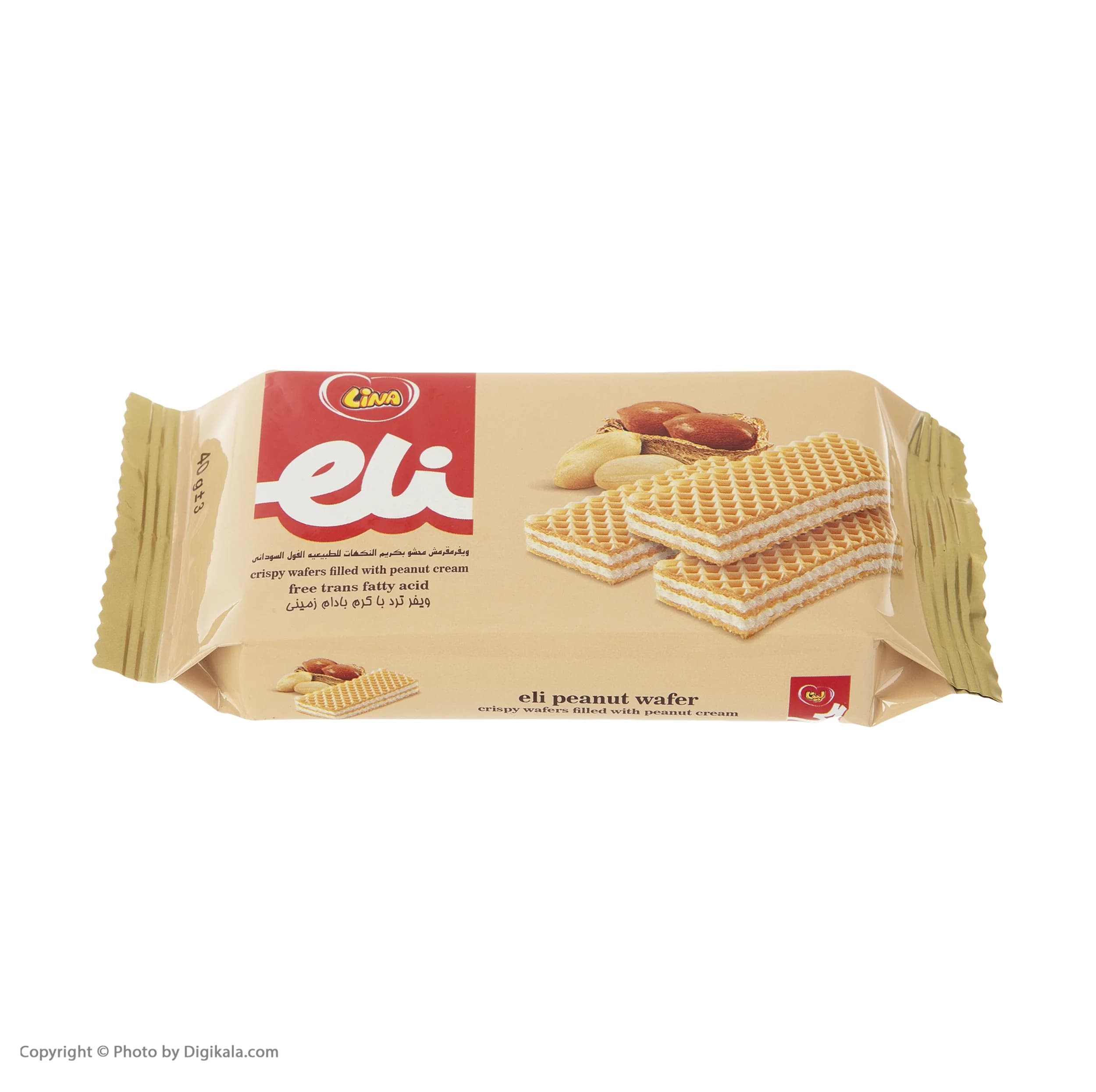 ویفر بادام زمینی لینا – 40 گرم — تصویر ۳