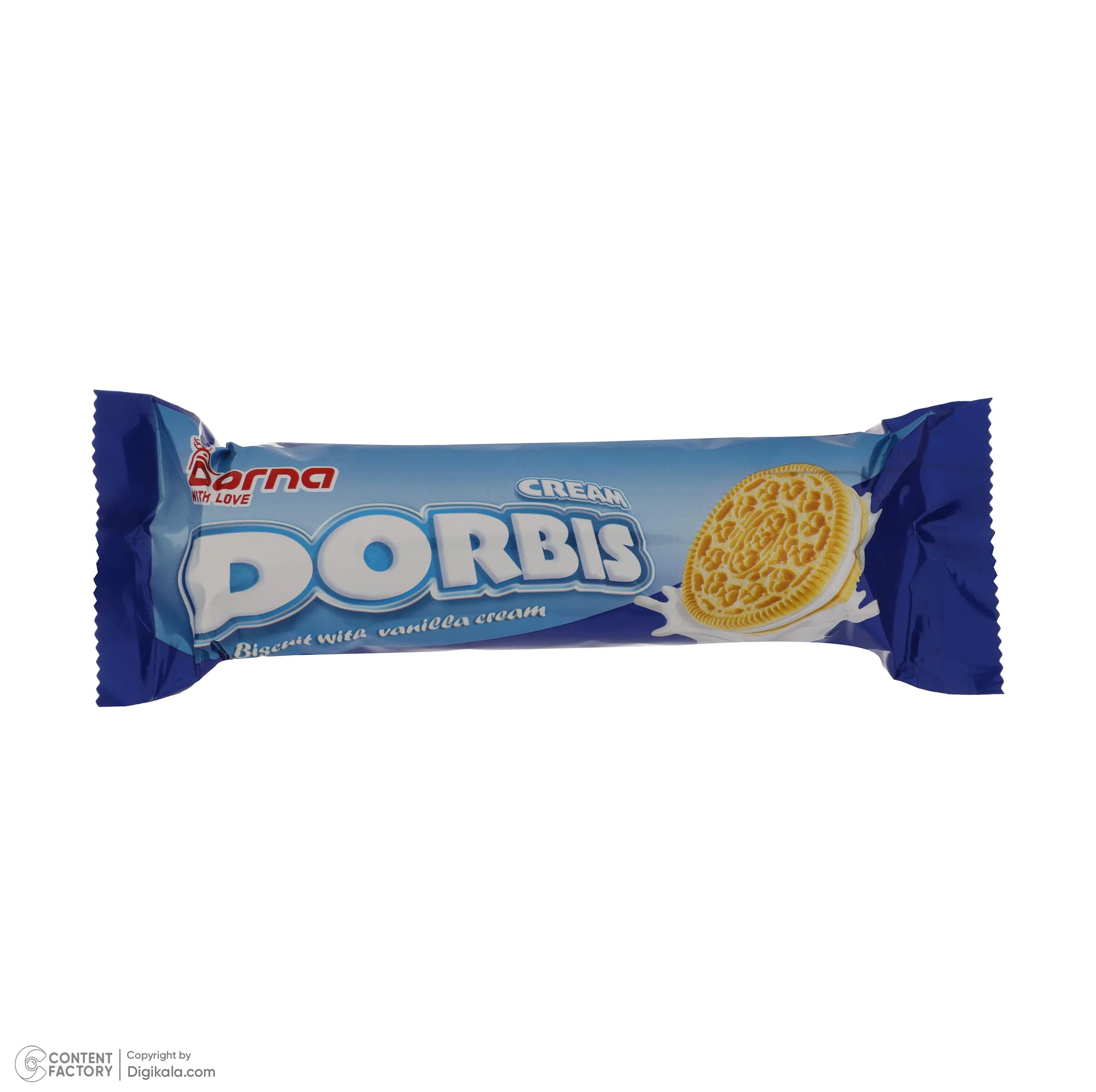 بیسکویت وانیلی با کرم وانیل دربیس درنا – 120 گرم — تصویر ۳