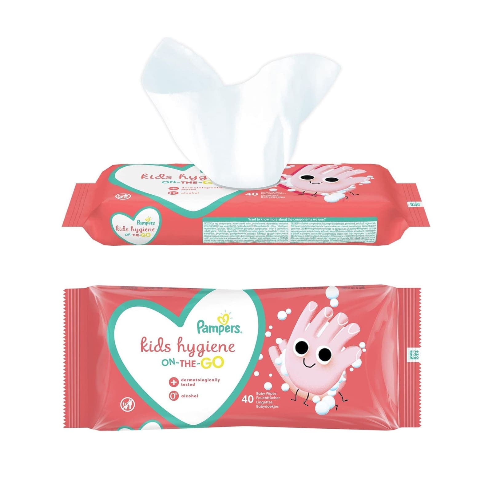 دستمال مرطوب کودک پمپرز Kids Hygiene — تصویر ۴
