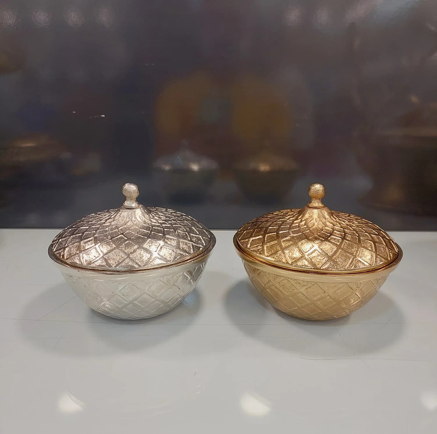 قندان مدل آلومینیومی طرح الماس — تصویر ۴