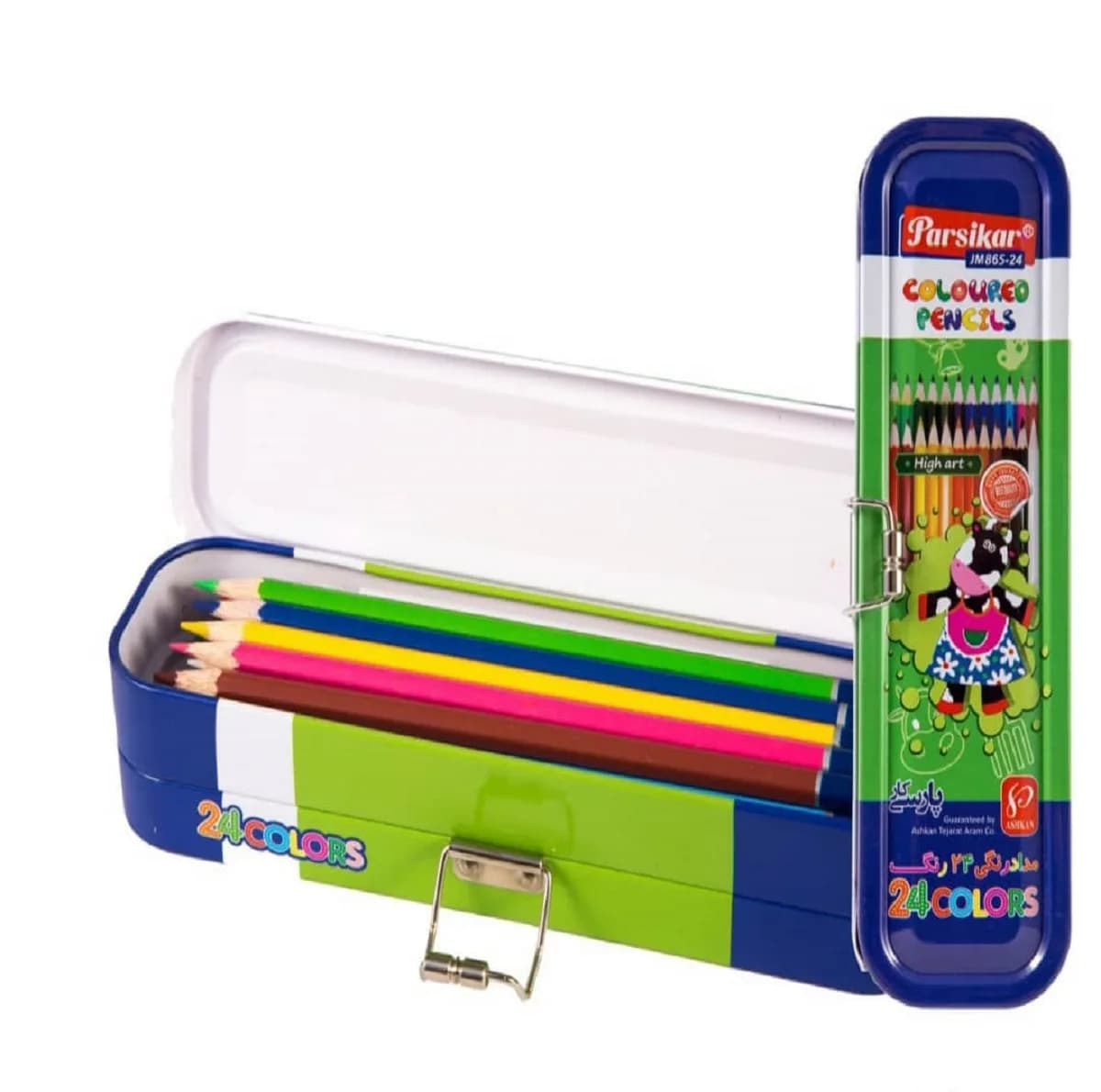 مداد رنگی 24 رنگ پارسی کار مدل JM-865-24