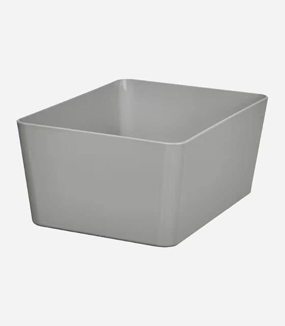 باکس خاکستری ایکیا مدل IKEA-KUGGIS سایز 13x18x8
