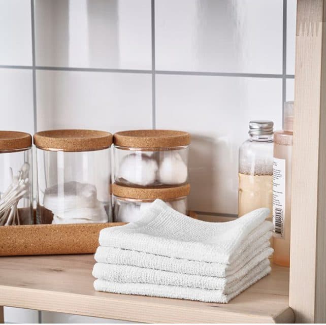 ست ۴ تایی حوله ایکیا مدل IKEA-LUDDVIAL سایز 25×25 — تصویر ۲