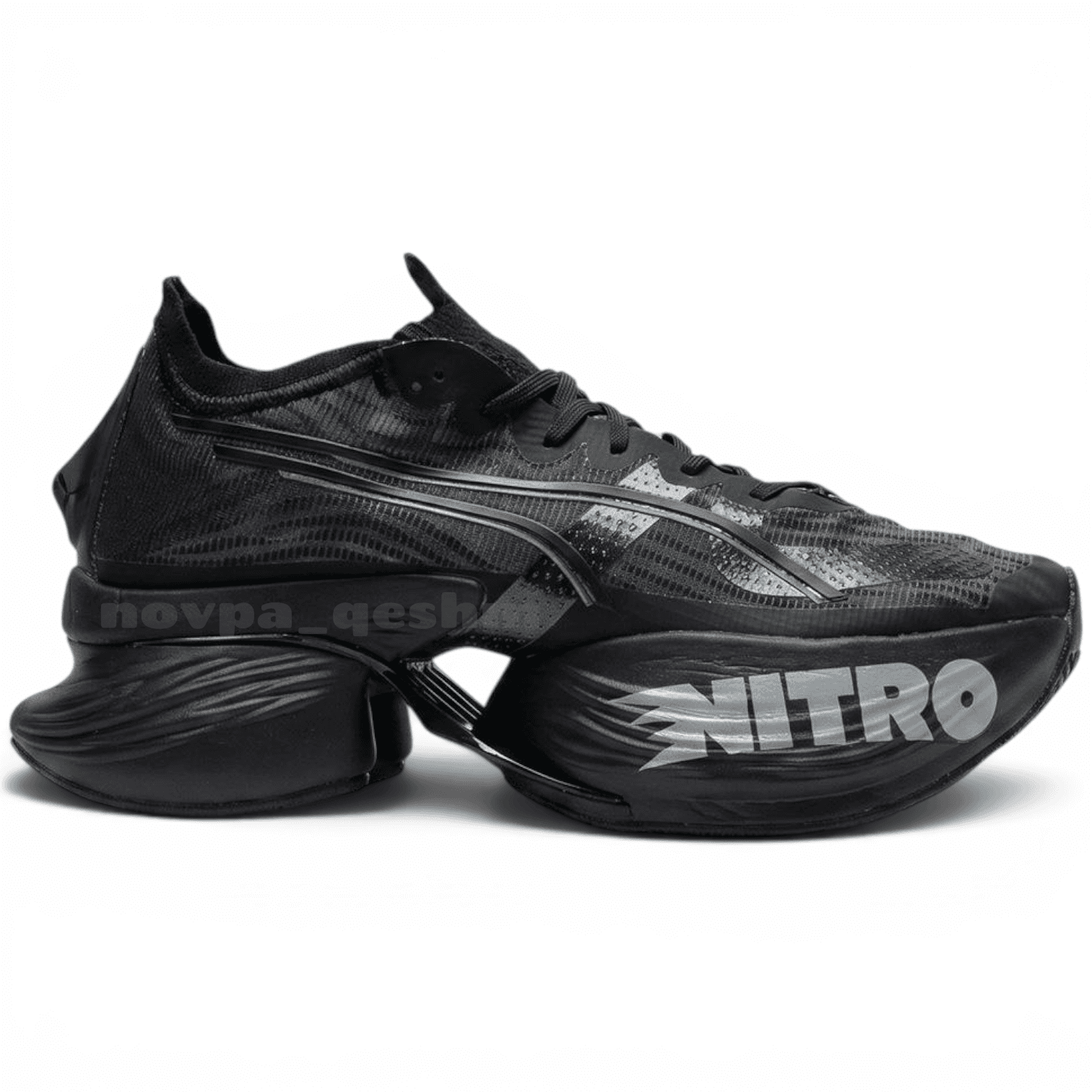 کفش کتونی پوما فست نیترو Puma Fast NITRO مشکی،آبی،زرد،سفید،نارنجی — تصویر ۲