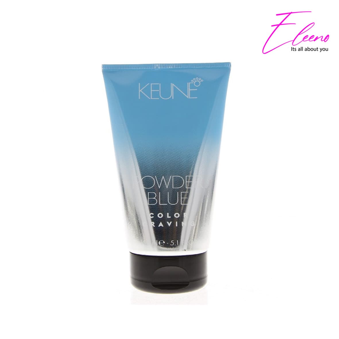 رنگ موی آبی کئون Keune powder blue
