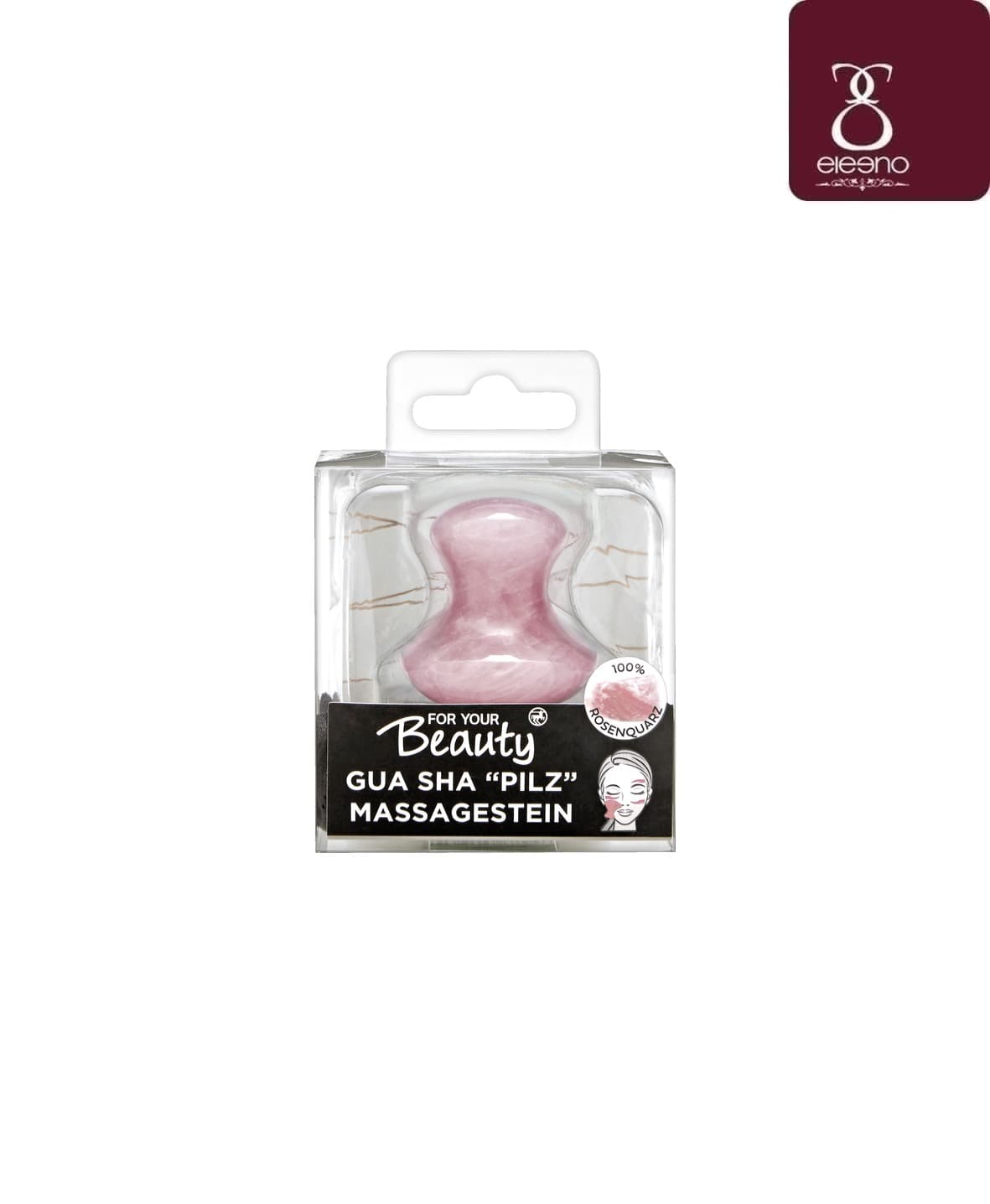 سنگ ماساژ گوآشا رز کوارتز رسمن ROSSMANN Rosenquarz Gua Sha