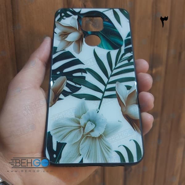 قاب گوشی شیائومی ردمی نوت 9 کاور پشت شیشه ای طرح دار Redmi Note 9 — تصویر ۶