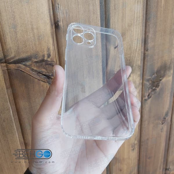 قاب گوشی ایفون 12 پرو مکس گارد ژله ای محافظ اپل 12 پرو مکس سایز 6.7 اینچ قاب گوشی Clear Cover Camera Protection Case for For 6.7 inch Apple Iphone 12 Pro Max — تصویر ۲