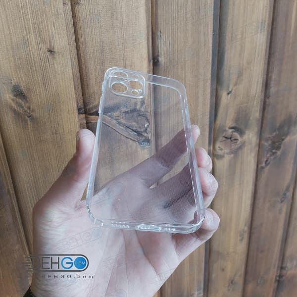 قاب گوشی ایفون 12 پرو گارد ژله ای محافظ قاب گوشی Clear Cover Camera Protection Case for For Apple Iphone 12 Pro — تصویر ۲