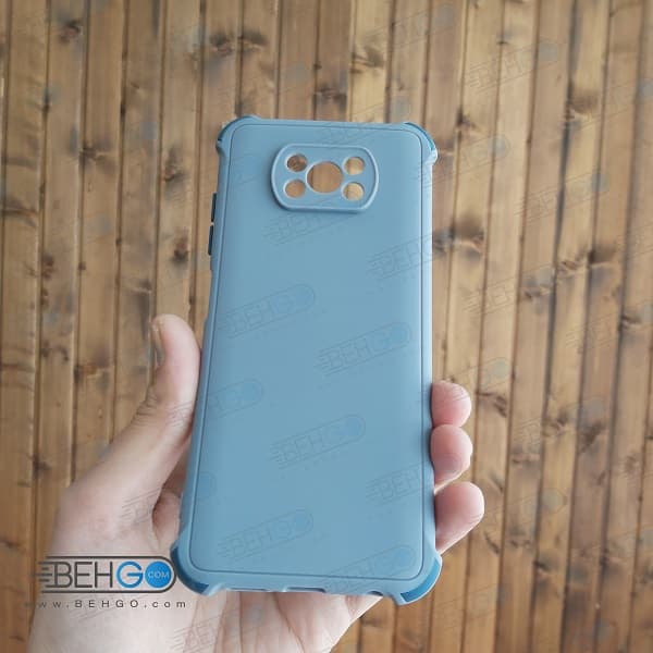 قاب پوکو Poco X3 / Poco X3 Pro کاور مدل ژله ای دکمه رنگی محکم ضد ضربه با محافظ لنز دوربین گوشی شیائومی Poco X3 / Poco X3 Pro گارد محافظ قاب Xiaomi Poco X3 / Poco X3 Pro — تصویر ۵