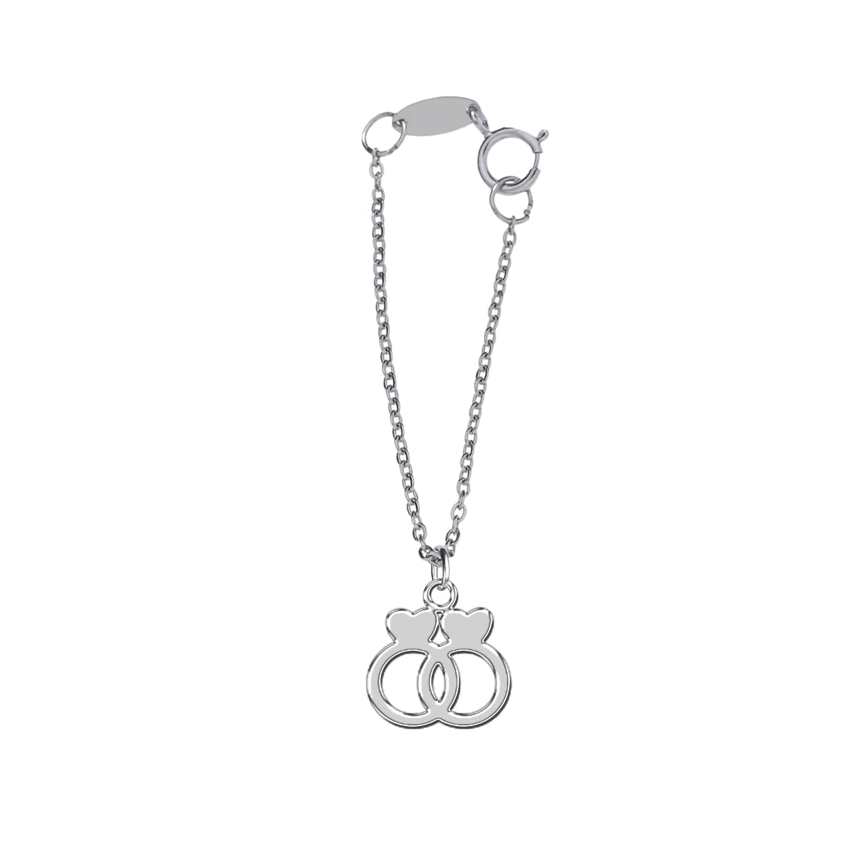 آويز ساعت استيل طرح حلقه عشق مدل Givi2305