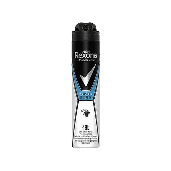 اسپری بدن رکسونا مردانه REXONA INVISIBLE ICE FRESH حجم200ml اصل