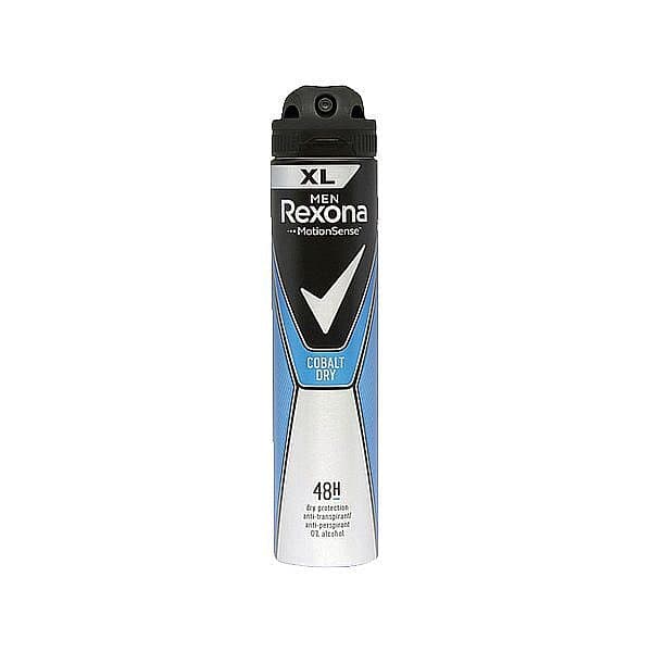 اسپری بدن رکسونا مردانه REXONA COBALT DRY حجم200ml اصل