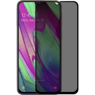 گلس حریم شخصی گوشی سامسونگ A20S پرایوسی A20S محافظ صفحه نمایش شیشه ای مشکی خصوصی Privacy Glass for Samsung Galaxy A20S — تصویر ۴