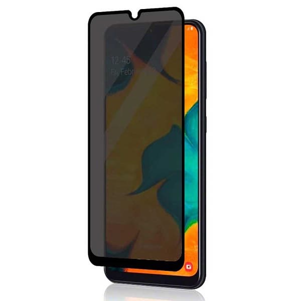 گلس حریم شخصی گوشی سامسونگ A20S پرایوسی A20S محافظ صفحه نمایش شیشه ای مشکی خصوصی Privacy Glass for Samsung Galaxy A20S
