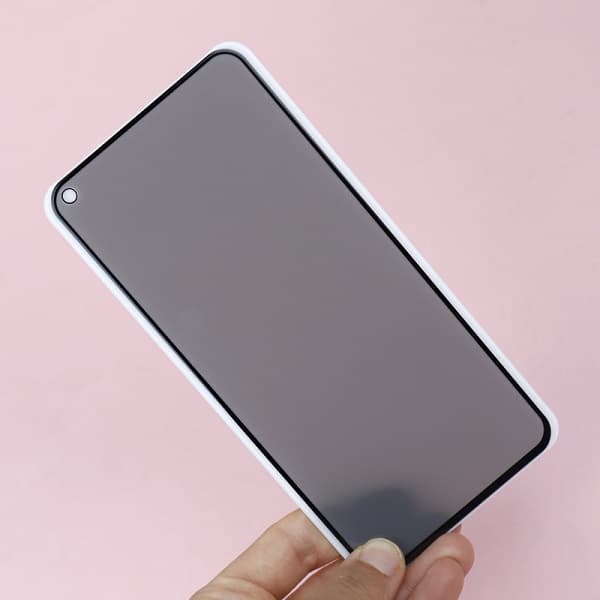گلس حریم شخصی گوشی سامسونگ A21S پرایوسی A21S محافظ صفحه نمایش شیشه ای مشکی خصوصی Privacy Glass for Samsung Galaxy A21S — تصویر ۲