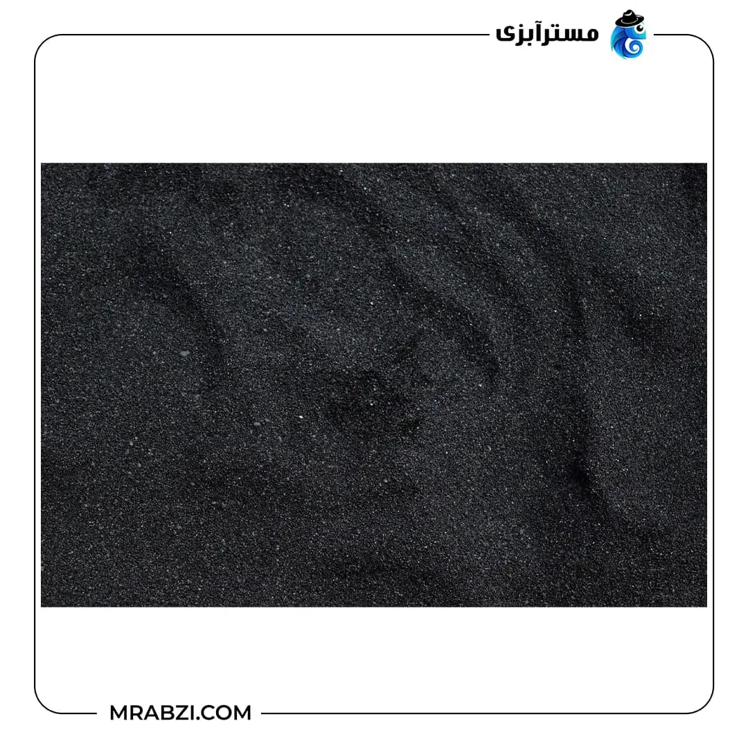 شن آکواریوم مشکی حجم 1 کیلو — تصویر ۲