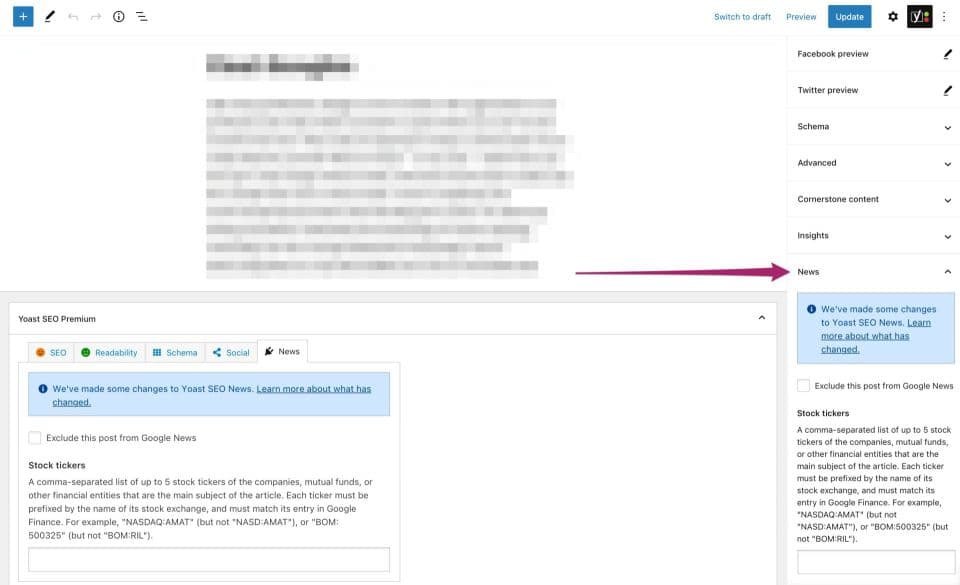 افزونه Yoast News SEO سئو اخبار یوست 13.2 — تصویر ۵