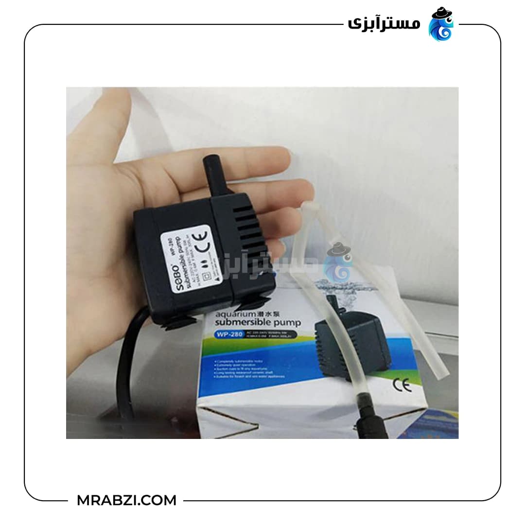 پمپ آب آکواریوم سوبو wp-280 — تصویر ۲