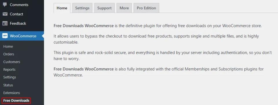افزونه Free Downloads WooCommerce Pro مدیریت دانلودهای رایگان ووکامرس 3.5.1 — تصویر ۶