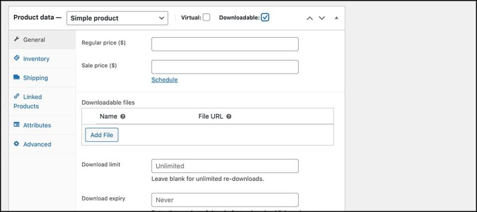 افزونه Free Downloads WooCommerce Pro مدیریت دانلودهای رایگان ووکامرس 3.5.1 — تصویر ۴